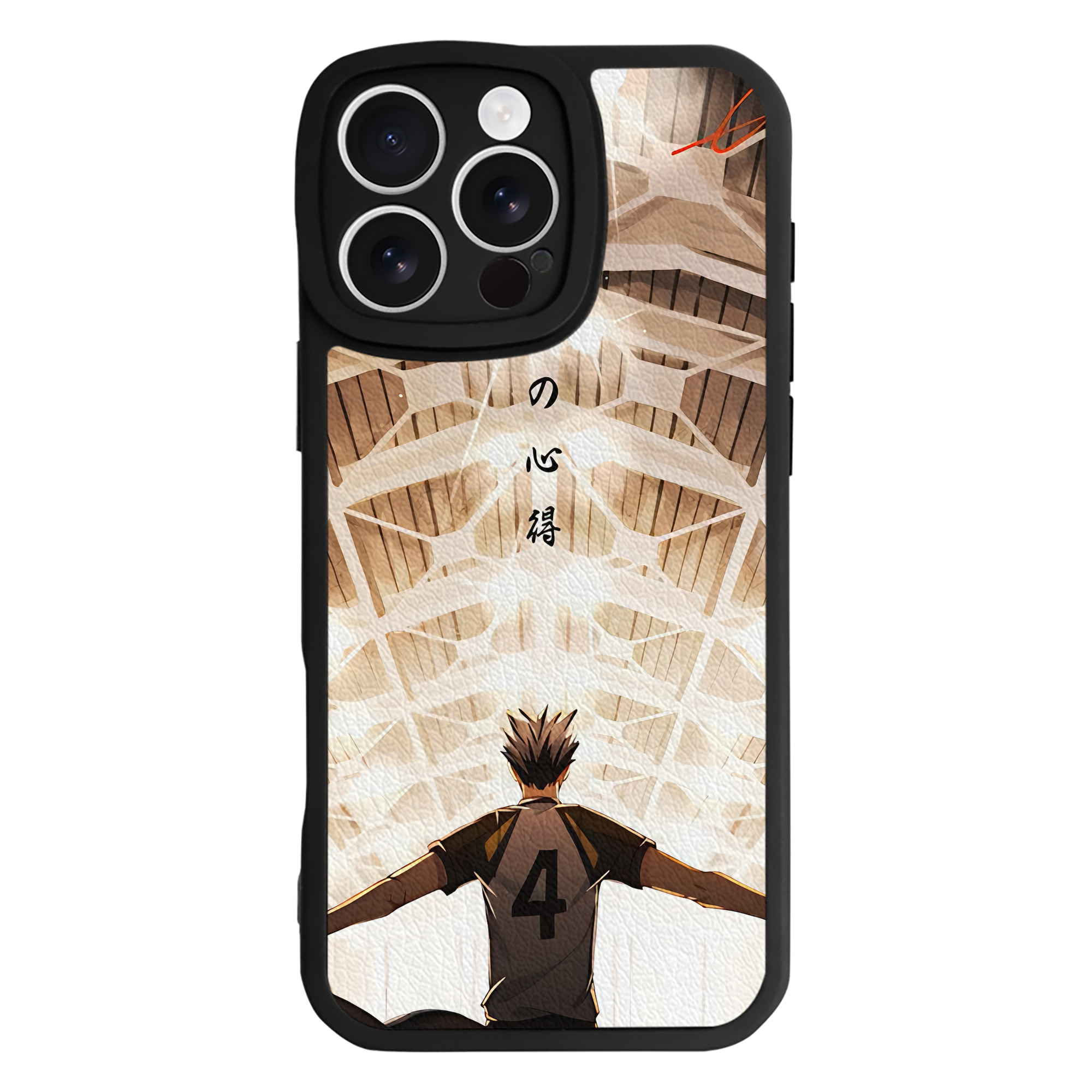 （画像用） ハイキュー!! Haikyu!! 【iPhone 16シリーズ対応】シリコンスマホケース（レザー調） 材質：シリコン